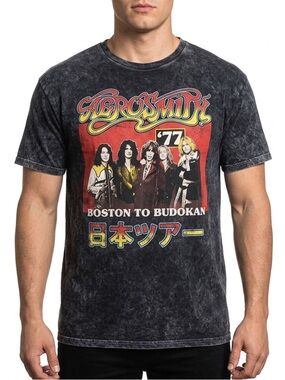 Aerosmith Band Tee Shirt 1977 Boston to Budokan